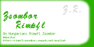 zsombor rimpfl business card